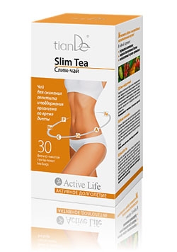 Плодов чай за отслабване "Slim Tea", 30 филтър пакетчета