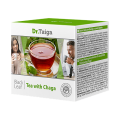 -15% Черен чай с гъба чага "Dr. Taiga", (20 филтърни пакетчета по 2 г)